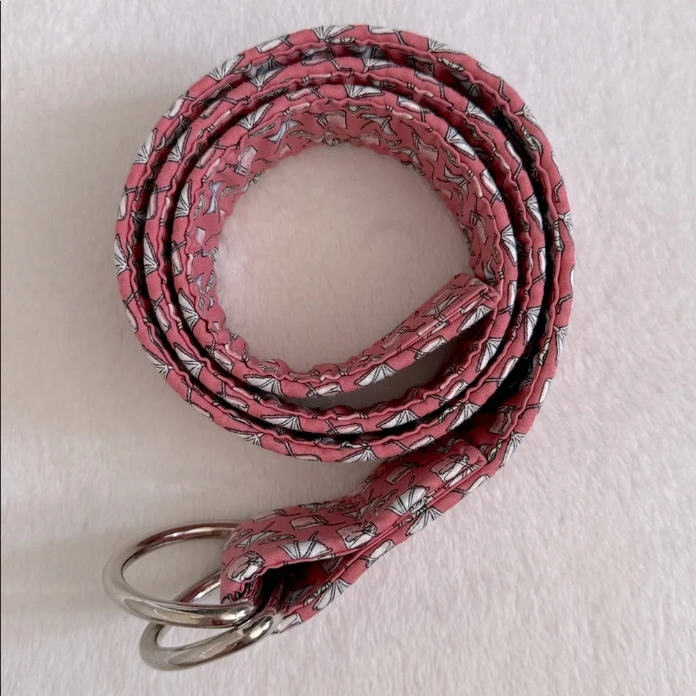 Vineyard Vines | Cocktail Drink Umbrella Classic D-Ring Cotton Ribbon Belt (S) - Picture 8 of 14